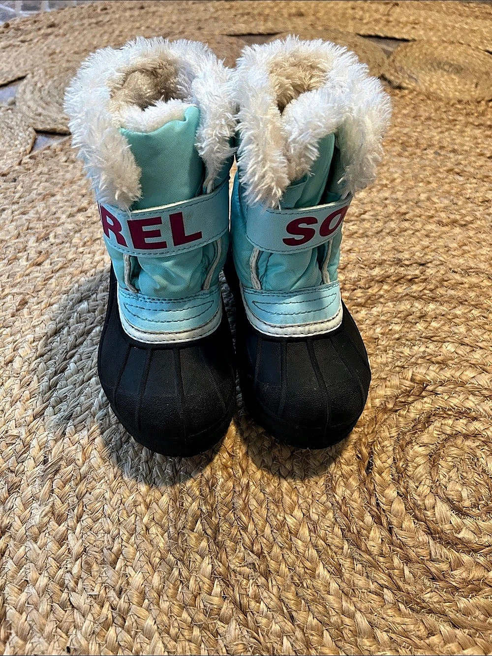 Sorel Snow Commander Boot Blue & Black Kids 10